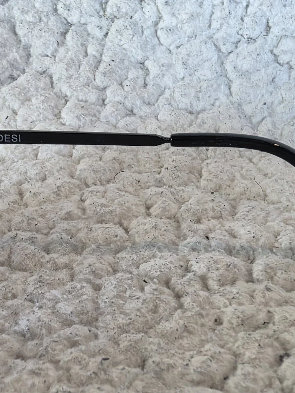 Quay Australia Black Aviator Sunglasses with Smoke Lenses